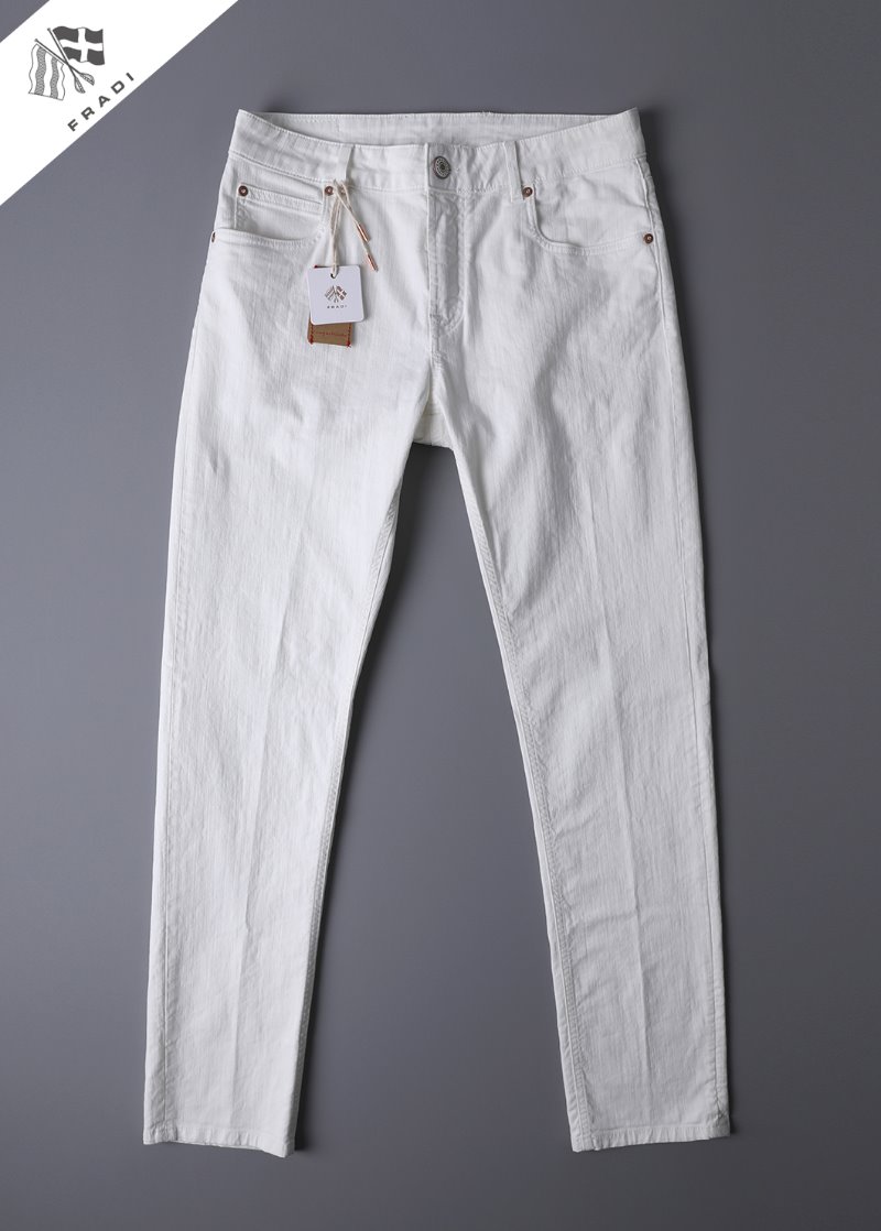ITALIA Bull Ivory Jeans-Ivory
